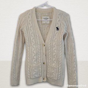 Abercrombie | Wool V-neck Pullover Sweater, S